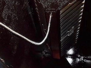 打扫前的抽油烟机 レンジフード清掃前