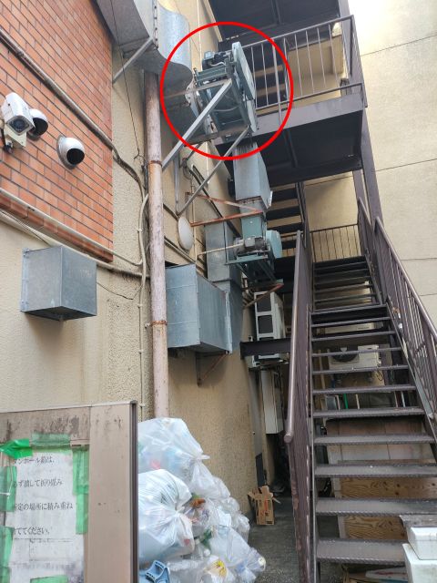 排気ファンの設置場所 排気ファンの設置場所
