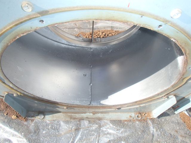 排気ファン ケーシング清掃後