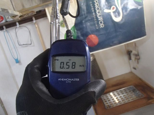風速測定　作業前