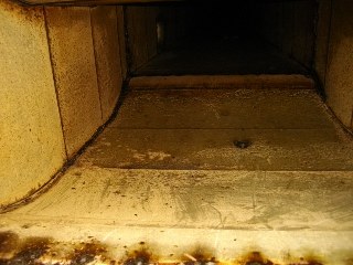 管道内部清扫前 ダクト内部清掃前