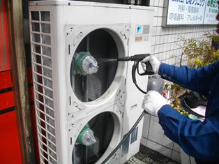 エアコン室外機洗浄 エアコン室外機洗浄