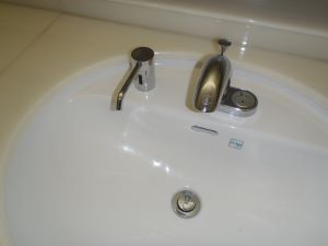 液体石鹸自動供給装置：設置後